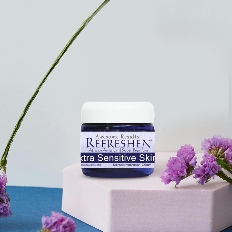 2 oz. - REFRESHEN Extra Sensitive Skin Super Premium Microdermabrasion Cream - Plum Label - SKU867023000239