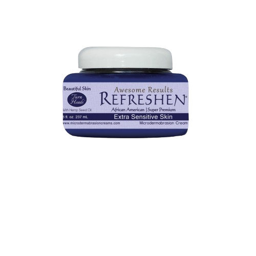 REFRESHEN Extra Sensitive Skin Microdermabrasion Cream – 8 oz – Plum Label