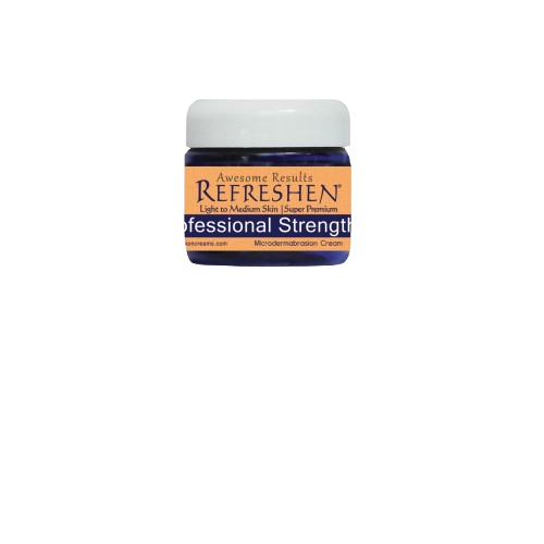 REFRESHEN Professional Strength Microdermabrasion Cream – 2 oz – Orange Label