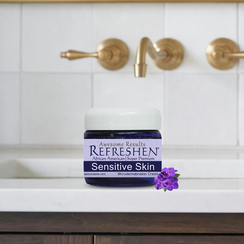 2 oz. - REFRESHEN Sensitive Skin Super Premium Microdermabrasion Cream - Plum Label - SKU867023000208