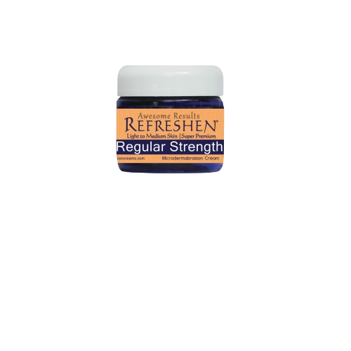 REFRESHEN Regular Strength Microdermabrasion Cream – 2 oz – Orange Label