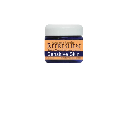 REFRESHEN Sensitive Skin Microdermabrasion Cream – 2 oz – Orange Label