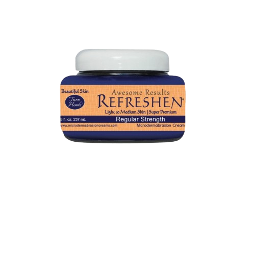 REFRESHEN Regular Strength Microdermabrasion Cream – 8 oz – Orange Label