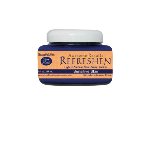 REFRESHEN Sensitive Skin Microdermabrasion Cream – 8 oz – Orange Label