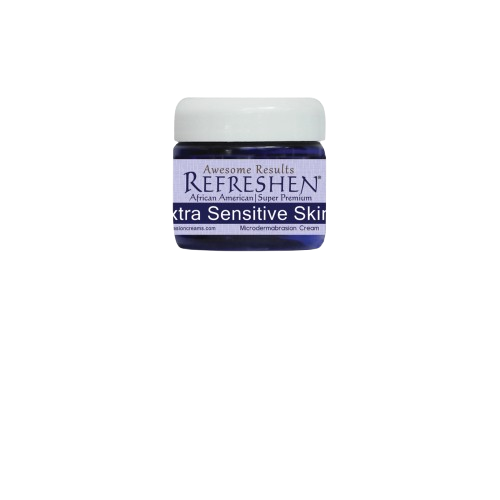REFRESHEN Extra Sensitive Skin Microdermabrasion Cream – 2 oz – Plum Label