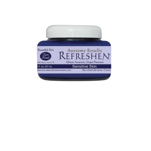 REFRESHEN Sensitive Skin Microdermabrasion Cream – 8 oz – Plum Label