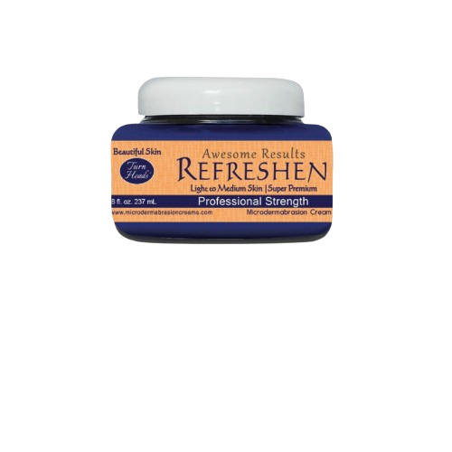 REFRESHEN Professional Strength Microdermabrasion Cream – 8 oz – Orange Label